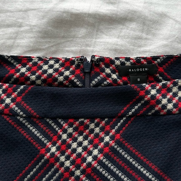 Halogen Plaid Mini Skirt - Picture 3 of 6